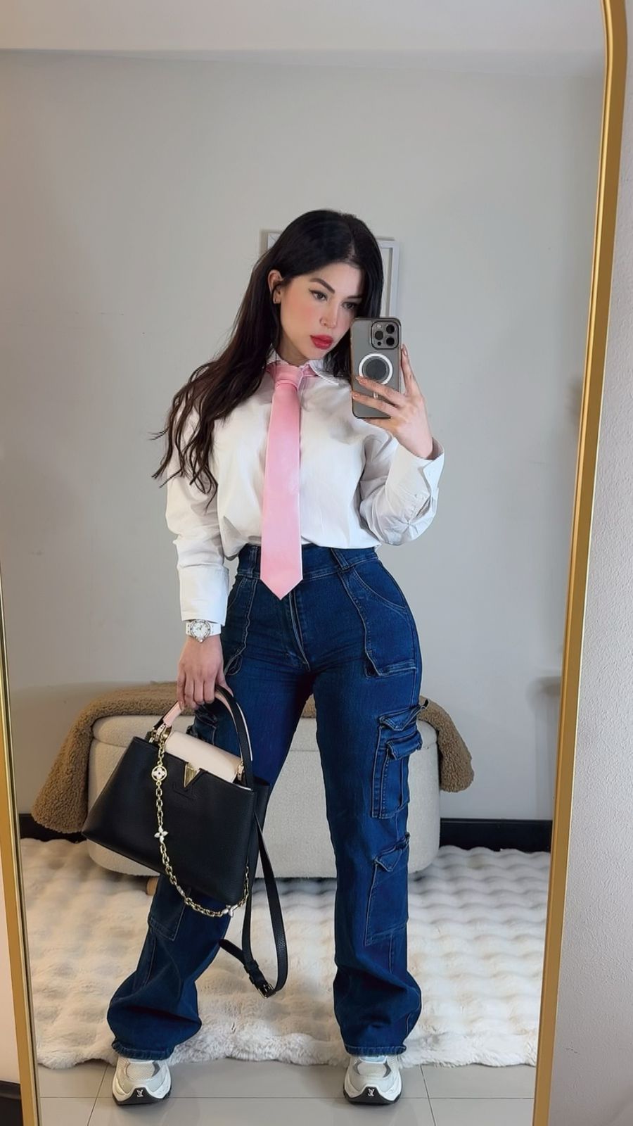 Corbata rosa