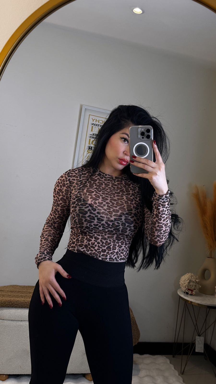 Blusa animal print