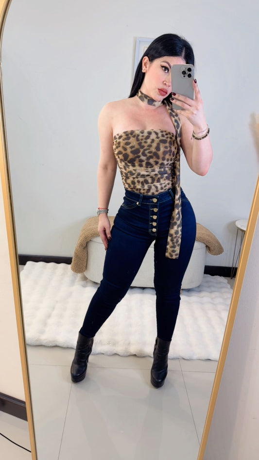 Top  animal print