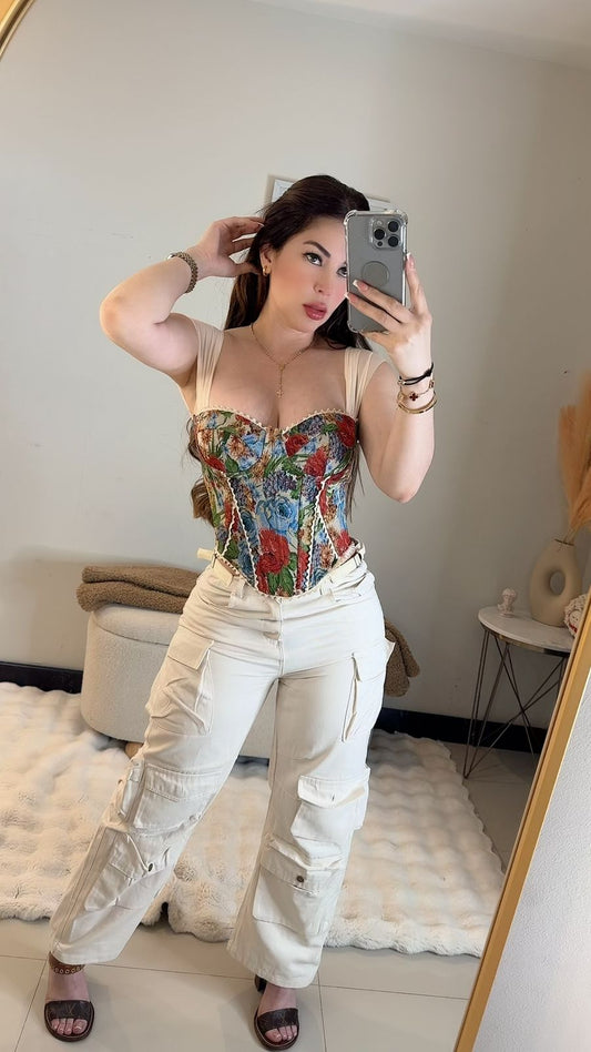 Corsé flores